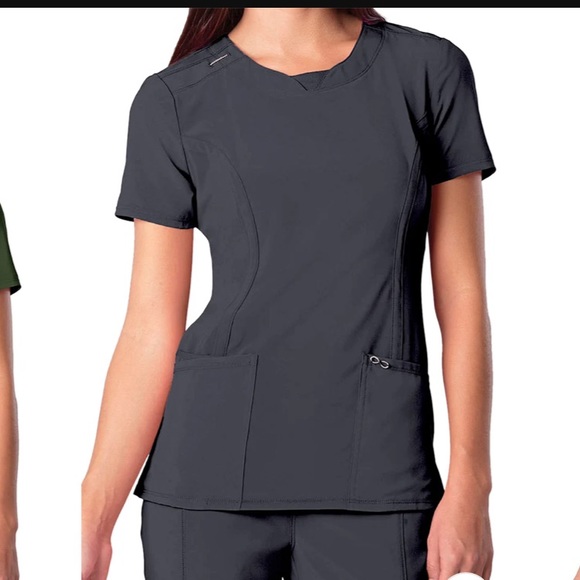 CHEROKEE INFINITY SCRUBS MODERN ROUND NECK TOP - Picture 1 of 2